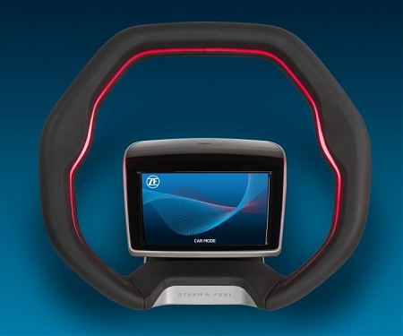 ZF's Concept Steering Wheel Integrates Gesture Control