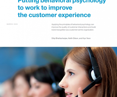 (PDF) Mckinsey - Putting Behavioral Psychology to Work to Improve the Customer Experience