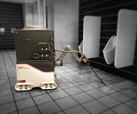 (Video) This Bathroom Cleaning Robot is Trained in VR to Clean Up After You - SOMATIC