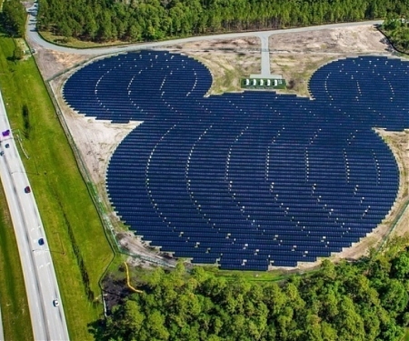 Disney Builds Massive Solar Facility to Cut Emissions in Half by 2020