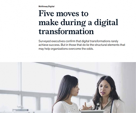(PDF) Mckinsey - 5 Moves to Make During a Digital Transformation