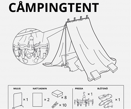 IKEA Designs Forts for Children in Lockdown