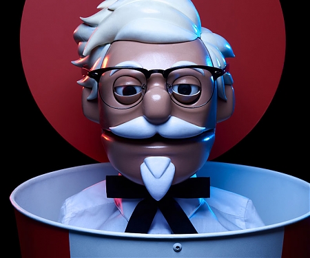 (Video) KFC Made a Weird Animatronic Harland Sanders Robot to Take Your Drive-Thru Order