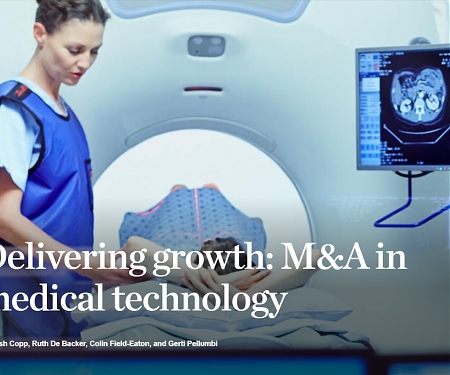 (PDF) Mckinsey - Delivering Growth : M&A in Medical Technology