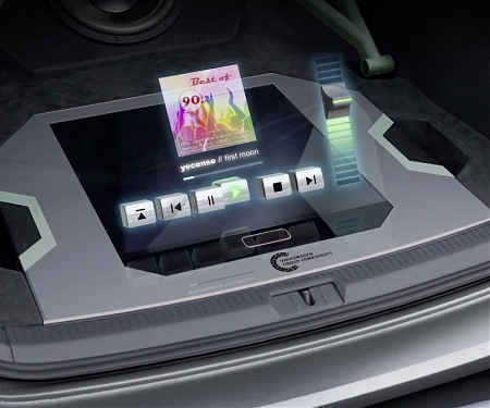 VW's GTI Aurora Concept has a Hologram-Controlled Sound System