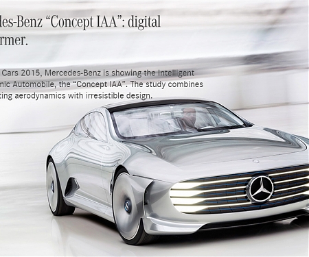 Mercedes Concept IAA Shape-Shifts for Improved Aerodynamics
