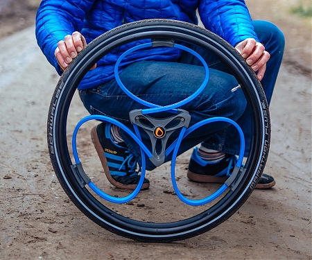 (Video) A Clever Shock-Absorbing Bike Wheel, Now for Wheelchairs