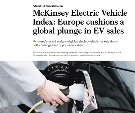 (PDF) McKinsey Electric Vehicle Index : Europe Cushions a Global Plunge in EV Sales
