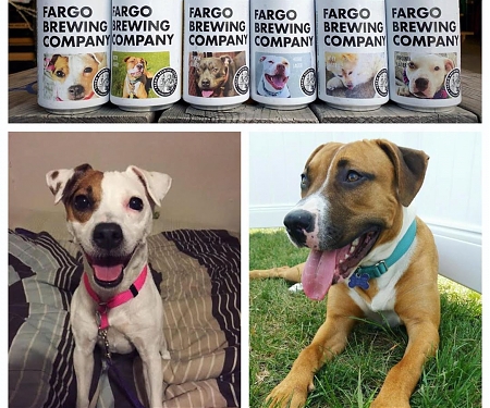 Fargo Brewing Company Puts Adoptable Dogs’ Faces on Beer Labels