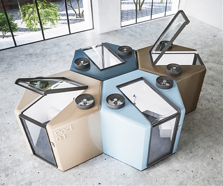 This Air Sealed Work Pod was Designed to Let Employees Return to Office Post Quarantine - Qworkntine