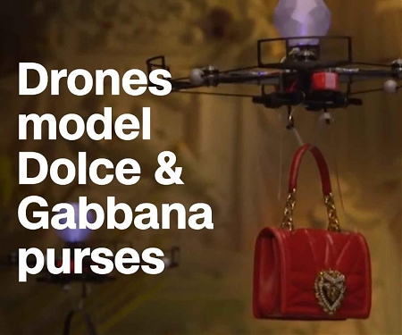 Dolce & Gabbana is Using Drones to Model Its Handbags at Milan Fashion Week