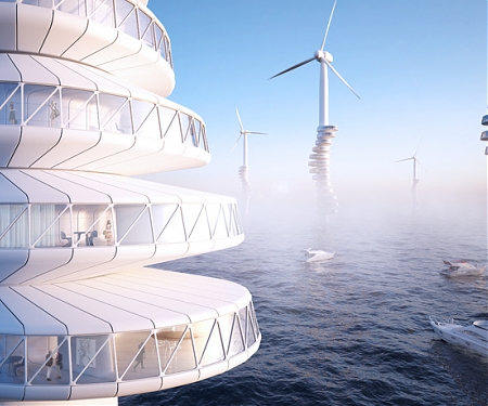 Goetz Schrader Envisions Sustainable Living on Wind Pecker Machines