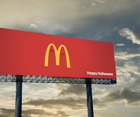 McDonald's Ghosts Outdoor Advertisement