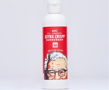 (Video) KFC Is Giving Away Fried Chicken Sunscreen. Yes, Really