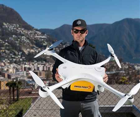 Drones Dleared to Carry Lab Samples Between Swiss Hospitals