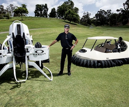 (Video) Golf Cart Jetpack Gives New Meaning to a "Birdie"