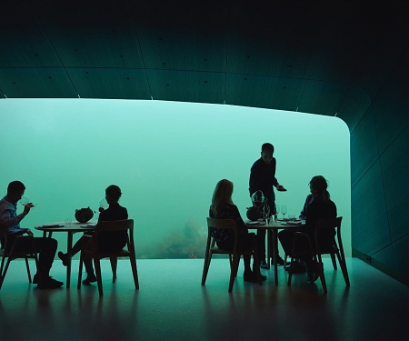 Europe's First Underwater Restaurant Offers Views of the Seabed - Snøhetta