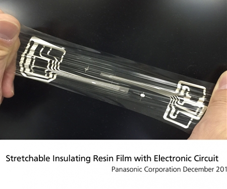Panasonic's Stretchy Resin Film May Find Use in Wearable Electronics