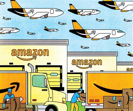 How Amazon’s Shipping Empire Is Challenging UPS and FedEx