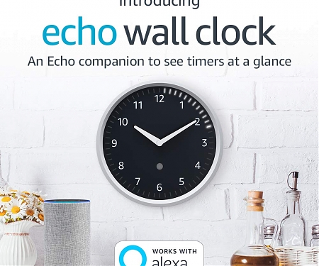 Amazon’s Echo Wall Clock Now Shipping for $30