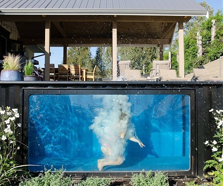 Shipping Container Pool Can be Installed in Minutes - Modpools