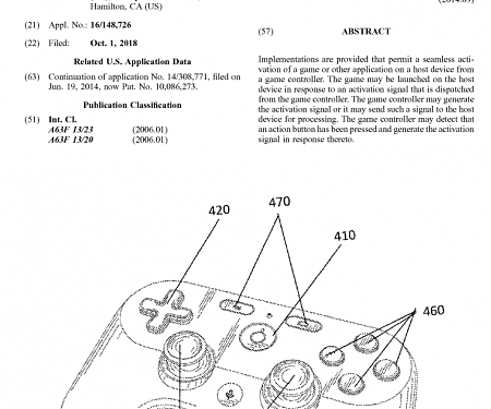 (Patent) Google Patent Shows Possible Controller Design for Its Game Streaming Service