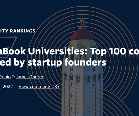 Top 100 Colleges Ranked by Startup Founders