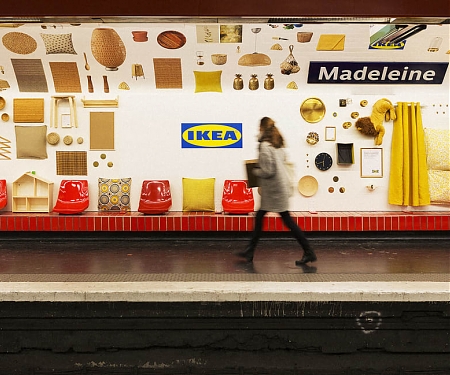 Ikea Turned a Paris Subway Station Into a Showroom, And It’s Glorious