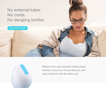 No More Dangling Bottles with Willow Wearable, Smart Breast Pump