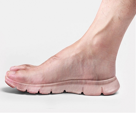 Barefoot Series Turns Bodily Extremities Into Fleshy Footwear