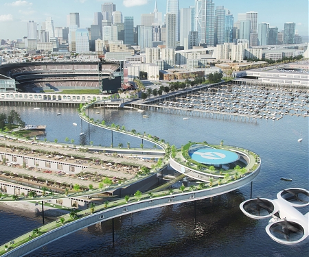 MVRDV and Airbus Investigate How Vertiports Could be Integrated Into Cities