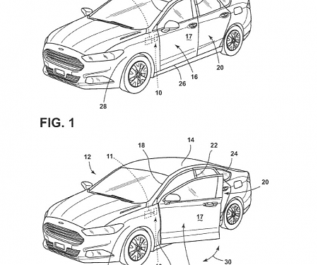 (Patent) Ford Patents Car Doors That Open When You Tell Them To