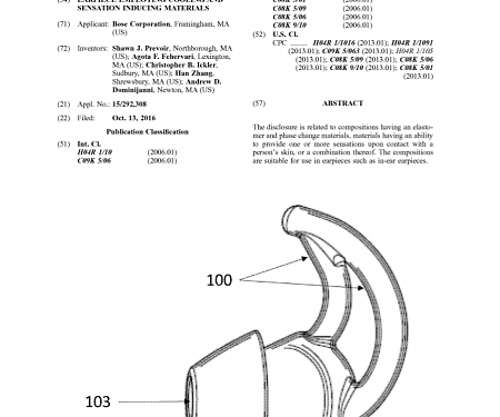 (Patent) Bose Patent Filing Points to Sport Earbuds That Can Keep Themselves Cool