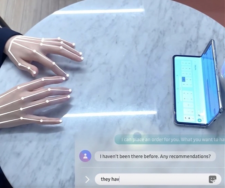 (Video) CES 2020 - Samsung Created an SelfieType That Uses AI to Track Your Finger Movements