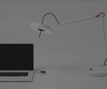 (CES 2018) MyLiFi is a Smart Lamp That Beams Broadband to Your Laptop