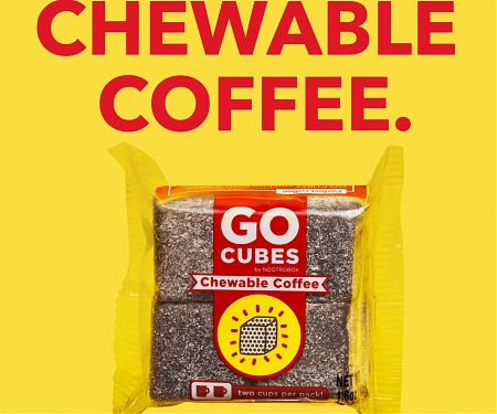 (Video) The Future of Coffee is Here - Chewable Coffee, Go Cubes