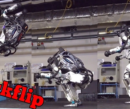 (Video) A Company Google Sold to SoftBank Released a Video of a Robot Doing a Backflip