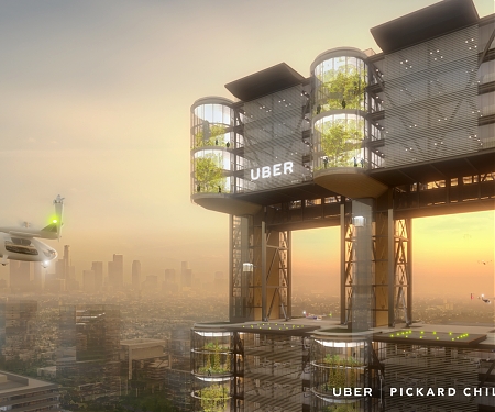 Uber Reaveals Designs of Future Uberair Skyports