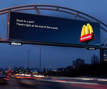 These Digital Billboards From McDonald’s Change Depending on How Bad the Traffic Is