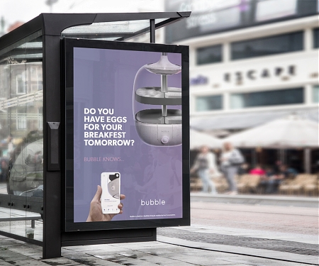 Zero Waste Living is Real with 'Bubble Food Tracker' That Stores, Tracks and Replenishes your Groceries