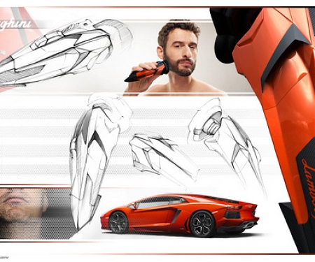 Lamborghini Inspired Electric Shaver