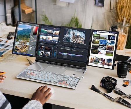 TriMax Pro: Triple-Screen Laptop To Boost Your Productivity