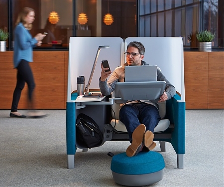 (Video) Cocoon-Like Desk  Helps You Concentrate On Work - Brody WorkLounge