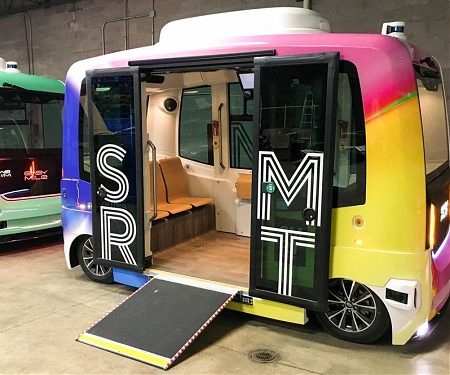 (Video) Self-Driving Mass Transit Arrives on American Streets - Easy Mile