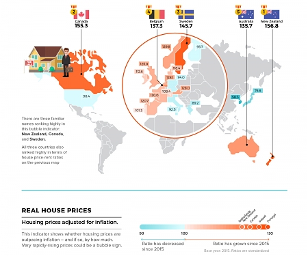 (Infographic) The Countries With the Highest Housing Bubble Risks