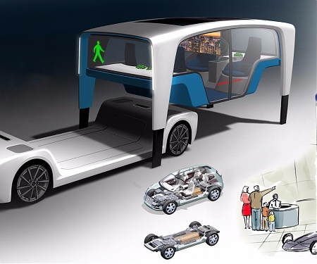 Rinspeed to Show Personal Mobility Ecosystem at CES 2018 - Rinspeed Snap Concept