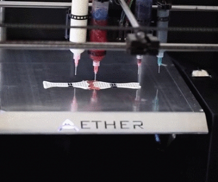 (Video) Aether 3D Bioprinter - Bioprinting Bone with Graphene and Stem Cells