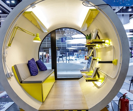 The OPod Tube House is designed by James Law Cybertecture