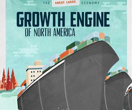 (Infographic) The Great Lakes Economy : The Growth Engine of North America