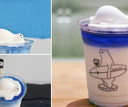 Polar Bears Float Atop Your Drinks In This Charming Café From Taiwan